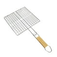 thumbnail image 3 of Cesta para parrilla de barbacoa, cesta para asar pescado, portátil para parrilla al aire libre, rejilla para barbacoa, accesorios para parrilla para 48cmx25cmx25cm mayimx Cesta para parrilla de barbacoa, 3 of 9