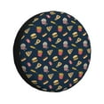 thumbnail image 1 of Fotbe Fastfood Funda de Llanta de Repuesto con Estampado, Engrosada, Ajuste Universal para Jeep, Remolque, RV, SUV, Camión-14 inch, 1 of 6