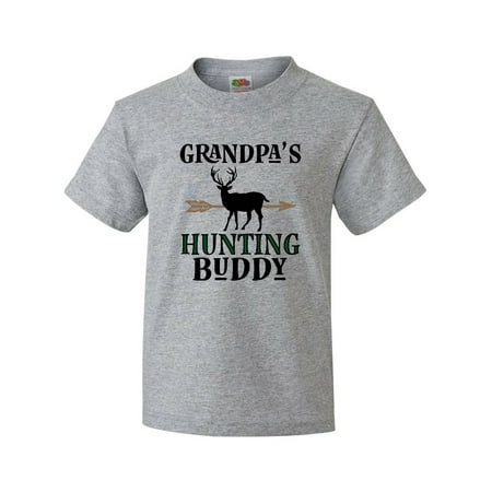 Inktastic Bow Hunter Grandpa Hunting Buddy Youth T-Shirt