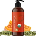 thumbnail image 1 of Aceite orgánico de semillas de calabaza 100% puro para cabello y rostro 480 ml, 1 of 9