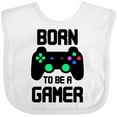 thumbnail image 3 of Inktastic Born to Be a Gamer with Controller Boys or Girls Baby Bib, 3 of 4