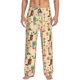 thumbnail image 1 of Fotbe Groovy American Western Footwear Pantalones de Pijama para Hombre, Pantalones de Dormir, Pantalones de Casa con Cintura Ajustable y Bolsillos-Large, 1 of 6