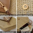 thumbnail image 3 of Bolso de mensajero de moda para mujer Bolso de hombro de paja lindo Adepaton BST2002629, 3 of 6