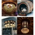 thumbnail image 5 of Oak Wine Barrel Wall Decor - Half Barrel Hanging Wine Rack, Handmade Beer Barrel for Home, Hotel, or Wedding Photography Props, Rustic Storage for Winery Wine Cellar, 5 of 5