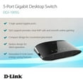 thumbnail image 2 of Conmutador Ethernet D-Link DGS-1005G de escritorio Gigabit de 5 puertos, 2 of 8