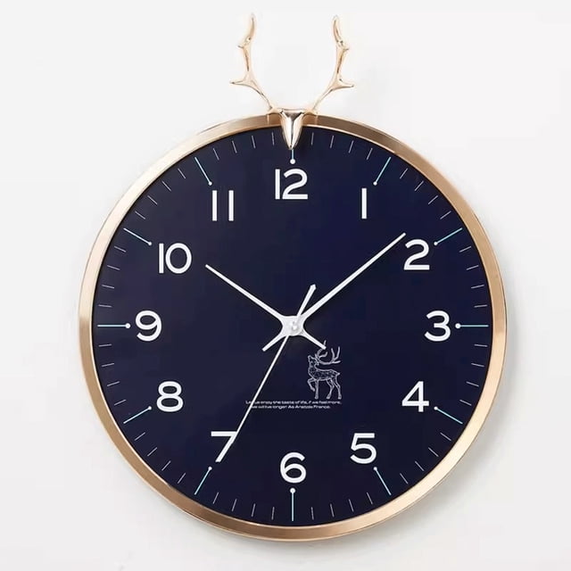 Wall Clock High-end Luxury Quartz Clock, Suitable for Living Room, Study, Bedroom.