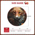 thumbnail image 3 of Daiia Floral Fox Drawing Merry Christmas Tree Skirt , Xmas Large Lace-up Tree Skirt, Santa Snowflakes Rustic Home Decorations New Year Party Farmhouse Decor-30", 3 of 7