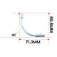 thumbnail image 5 of Guía Freno En V Flexible Sunnimix Resistente Al Polvo Para Bicicleta De Carretera Con Revestimiento Bike V Brake Noodle, 5 of 8