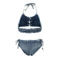 thumbnail image 6 of Women's Boho Straw Woven Belt Round Buckle Waistband for Jeans Dress Casual Daily Wear, 6 of 7