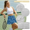 thumbnail image 6 of KUIFORTICartoon Shark Women Golf Skirts with Pockets Polyester Casual High Waisted Athletic Skorts Skirts Elastic Summer Clothes for Golf Running Workout, 6 of 7