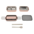 thumbnail image 2 of CHICIRIS Lunch Boxes, 1400ml Stainless Steel Lunchbox With Chopsticks Spoon, Microwave Safe, Portable 2 Layer Bento Boxes For Students, Office Workers, 2 of 8