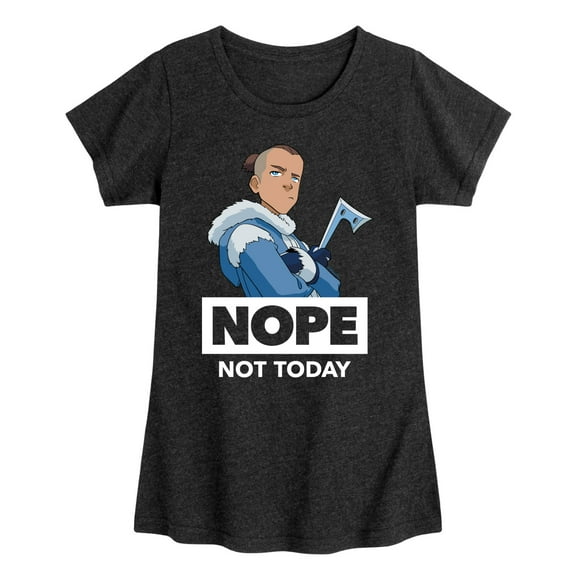 Avatar - The Last Airbender - Sokka Nope - Youth Girls Short Sleeve Graphic T-Shirt