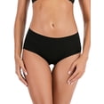 thumbnail image 1 of Womens Seamless Underwear Panties Cotton Briefs Soft Stretch Panty Hipster Underpants 4 Pack, 1 of 6