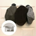 thumbnail image 3 of Xihbxyly Ganchos de Pared Modernos para Sombreros, Fuerte Adherencia, Diseño Minimalista, Sin Necesidad de Taladrar, Mantienen La Forma Del Sombrero, Multifuncionales, Decoración Elegante para Habita, 3 of 4