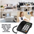 thumbnail image 3 of Corded Phone Desktop Telephone Office Phone Caller Identification Household Phone, 3 of 8