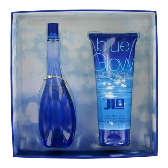 Blue Glow Gift Set -- 3.4 Oz Eau De Toilette Spray + 6.7 Oz Body Lotion for Women by Jennifer Lopez