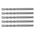 thumbnail image 2 of brocas para martillo rotatorio de 160 mm de longitud, 2 flautas, autocentrantes, con punta de carburo, para ladrillo, piedra y hormigón, 12 mm/0,47 pulgadas., 2 of 14