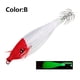 thumbnail image 2 of Señuelo Pesca Luminoso Anzuelos Calamar Anzuelo Artificial Cebos Jigging () Rojo Y Blanco, 2 of 3