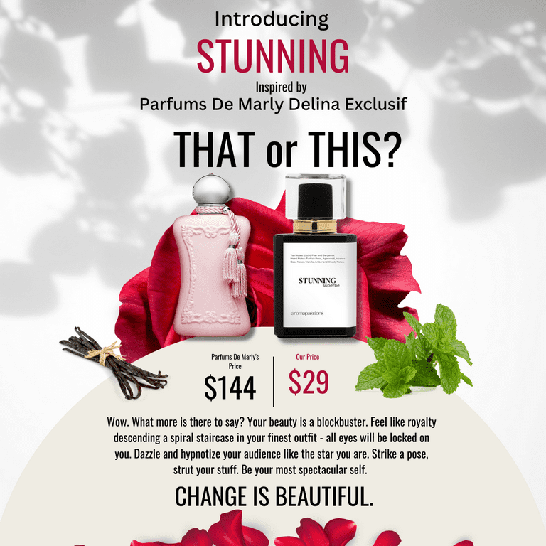 STUNNING | Inspired by PARFUMS DE MRLY DELINA EXCLUSIF | Pheromone