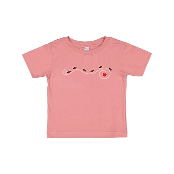 Inktastic Ladybug Trail Girls Baby T-Shirt