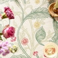 thumbnail image 3 of Mantel patdrea vintage de hojas de lino 160x239 cm, 3 of 9