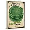 thumbnail image 3 of Marmont Hill "Seed Packet Cabbage" Painting Print on Canvas, 3 of 7
