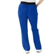 thumbnail image 4 of ave. Coastal Women's Seven Pocket Bootcut Scrub Pant in Royal, XXS Tall, 4 of 6
