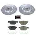 thumbnail image 2 of PowerStop Front Z23 Evolution Sport Carbon-Fiber Ceramic Brake Pad and Drilled & Slotted Rotor Kit Fits: VOLVO Select Models K7703, 2 of 9