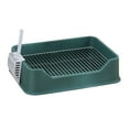thumbnail image 4 of EHJRE Litter Tray for Small Dogs Indoor Dog Potty Tray Anti Splashing Potty Trainer Green, 4 of 8