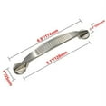 thumbnail image 6 of Utopia Alley 5pcs Bridget Pull Handle - Decorative Cabinet Drop Pull Handles- Vintage Cabinet Hardware with Hand Finished Brushed Nickel - Metal Drawer Pull Handle, 5.1" Center to Center, 6 of 8