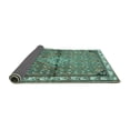 thumbnail image 2 of Ahgly Company Indoor Square Persian Turquoise Blue Traditional Area Rugs, 6' Square, 2 of 4