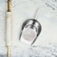 thumbnail image 4 of Cucharada de hielo de acero inoxidable Cucharada de comida multiusos de la cucharada de harina pala de grano pala, 4 of 4