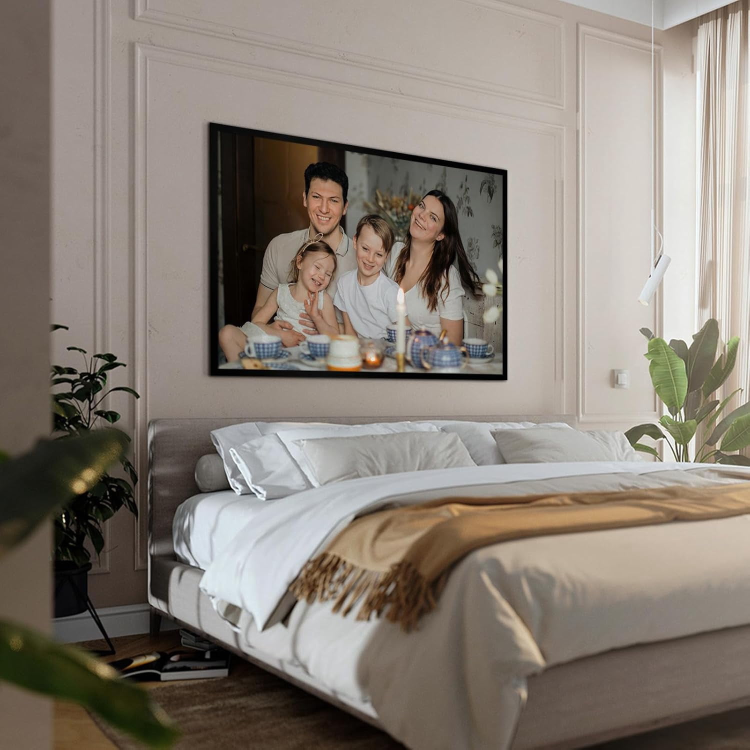 24x36 Picture Frames, Display 24x36 Without Mat or 20x30 With Mat Pictures, Wall-Mounted Poster Frame for Wall Decor, Pack of 4