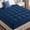 Blue, variant on WISHEAD Queen Mattress Topper, Quilted Cooling Mattress Pad , Soft Breathable Pillow Top Mattress Protector, 8-21" Deep Pocket, Machine Washable, Back Pain Relief, White