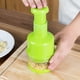 thumbnail image 5 of Cortador manual de alimentos, herramienta duradera para puré de ajo para suministros de cocina (verde) Ehuebsd Libre de BPA, 5 of 8