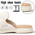 thumbnail image 4 of CHICVOMEY Mules & Clogs for Women Leather Womens Slip on Shoes Comfortable Casual Mules Shoes for Indoor Outdoor Business, 4 of 9