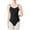 Black, variant on QHFBli Ballet Leotards for Women, Backless Camisole Bodysuit With Adjustable Straps, Full Lining Dancewear