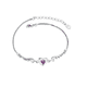 thumbnail image 1 of Pulsera Mujer Brazalete Corazón Alas Ángel Ajustable Xtellar plateado, 1 of 4