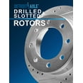 thumbnail image 3 of Detroit Axle - Front Brake Kit for Ford 2005-2012 F-350 Super Duty, 2011-2012 F-450 Super Duty, Drilled Disc Brake Rotors Ceramic Brakes Pads Replacement, 3 of 9