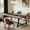 Gray, variant on Fnova 70.86'' Large Dining Table for 6-8, Thickened Farmhouse Kitchen Table for Dining Room, Brown