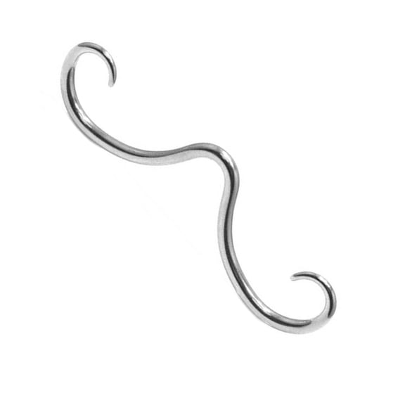 Stainless Steel Septum Mustache Nose Rings Body Piercing Jewelry Septum Piercing Hanger Gift for Women and Men
