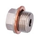 thumbnail image 3 of Adaptador del sensor de temperatura M18x1.5 A 1/8npt Agua de Escape de Agua Agua Sensor de Sensor de Temperatura Con Junta, 3 of 7