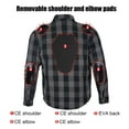 thumbnail image 6 of Dream Apparel Men's Long Sleeve Casual Shirt Armored Buffalo Plaid Flannel Shirt 100 % Cotton, 6 of 6