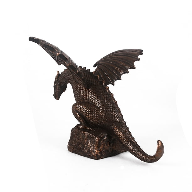 Fountain Resin Crafts Fancy Dinosaur Estatuas al aire libre Adornos del patio Agua de resina epoxy Spray de agua para asrill Restaurant Bar Shop Cafes Scienceny HA012411-00B