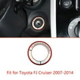 thumbnail image 1 of Pour Toyota FJ Cruiser 2007-2014 Aluminium Rouge Démarrage Bouton Interrupteur d'Allumage Couvercle, 1 of 7