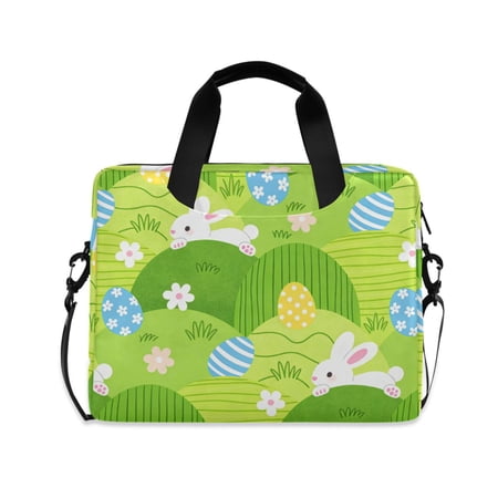 16 Laptop Briefcase for Work Travel Laptop Shoulder Bag Carrying Handbag Laptop Case Green Hills