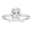 Sterling Silver-Silver, variant on 3CT Oval Cut 925 Sterling Silver Engagement Ring for Women, Stackable Wedding Promise Band Sizes 3-11