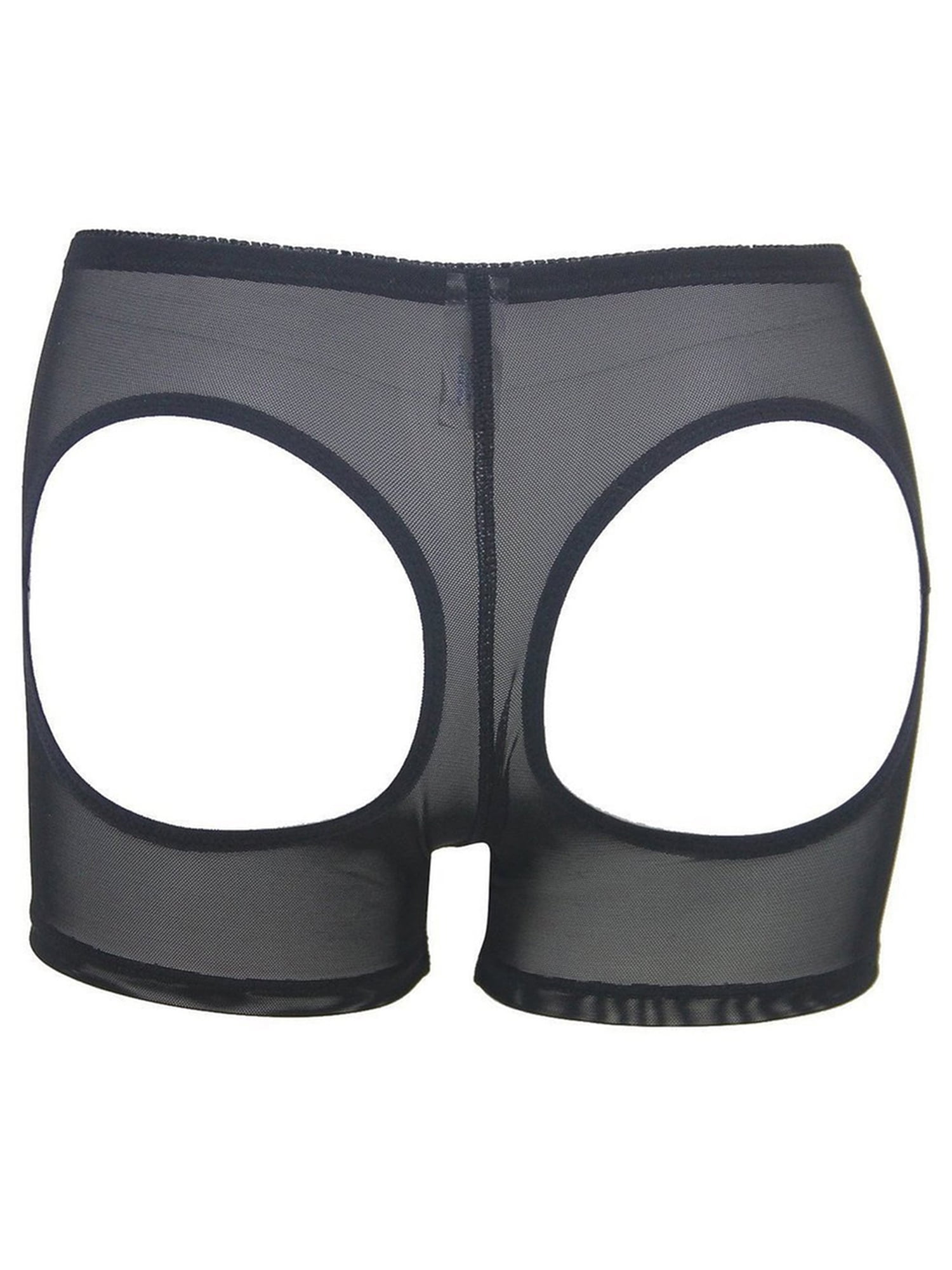 SAYFUT Womens Butt Lifter Panties Shapewear Body Shorts Enhancer Shaper  Panty Seamless Black Plus Size S-3XL 
