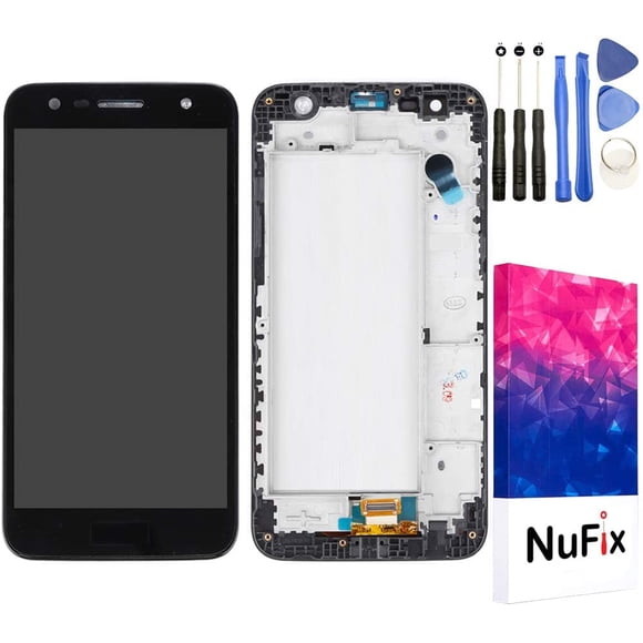 NuFix LG X Power 3 LCD Replacement Screen Glass Digitizer Assembly Frame Tools