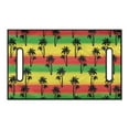 thumbnail image 2 of Renewold Golf Cart Seat Cover Soft Golf Cart Seat Towel Blanket Fits for EZGO Yamaha Club Cars and More 2-Seat Golf Cart, Hawaiian Palm Tree Colorful, 2 of 5